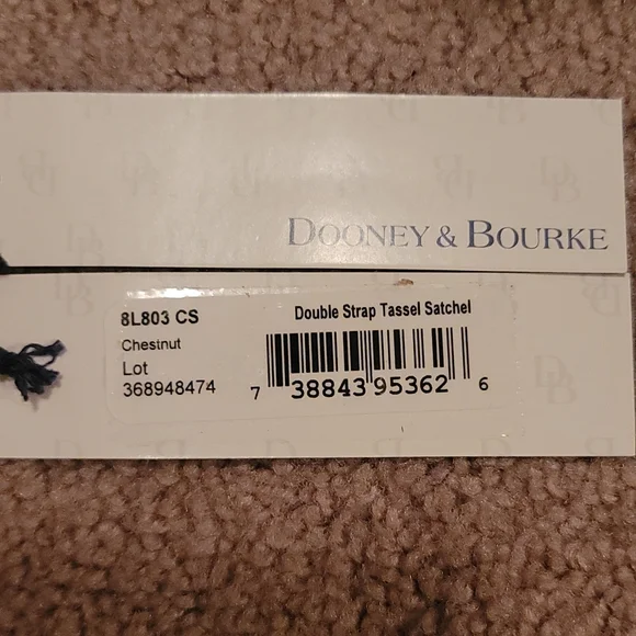 Dooney & Bourke Brown Leather Tote - Picture 2 of 9